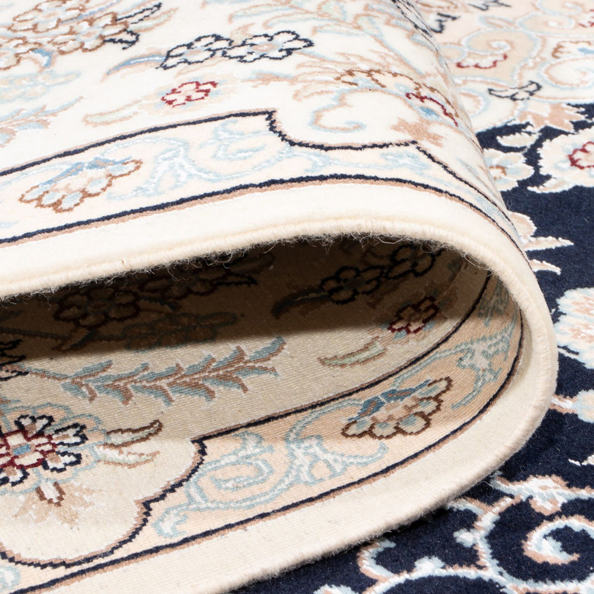 Persisk matta - Nain - Premium - 294 x 196 cm - mörkblå