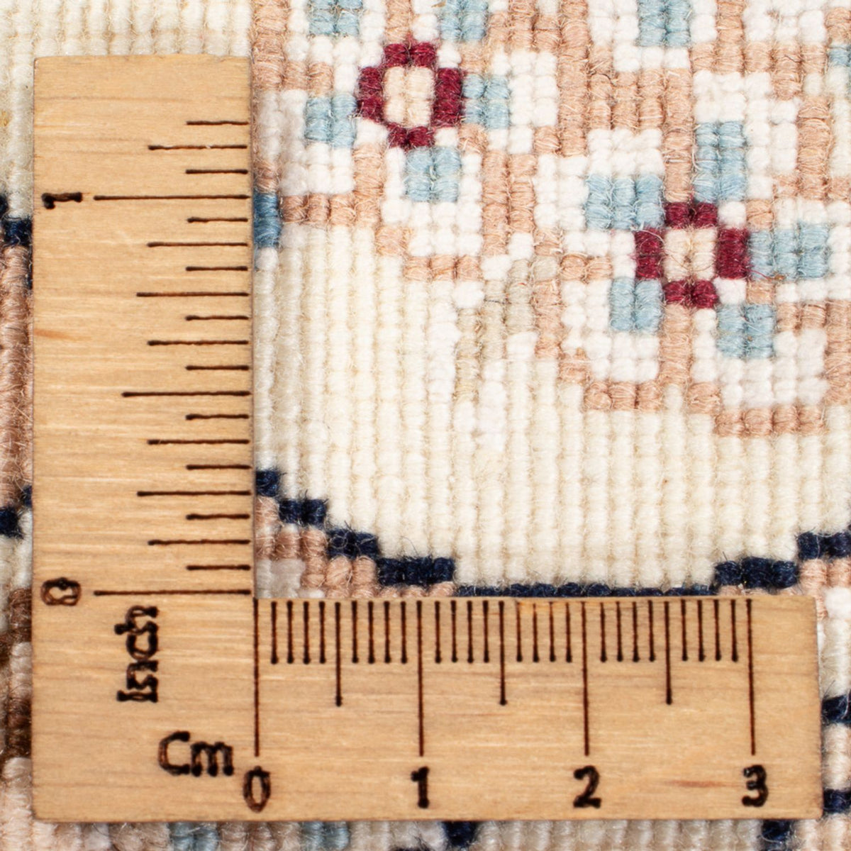 Persisk matta - Nain - Premium runt  - 154 x 151 cm - blå