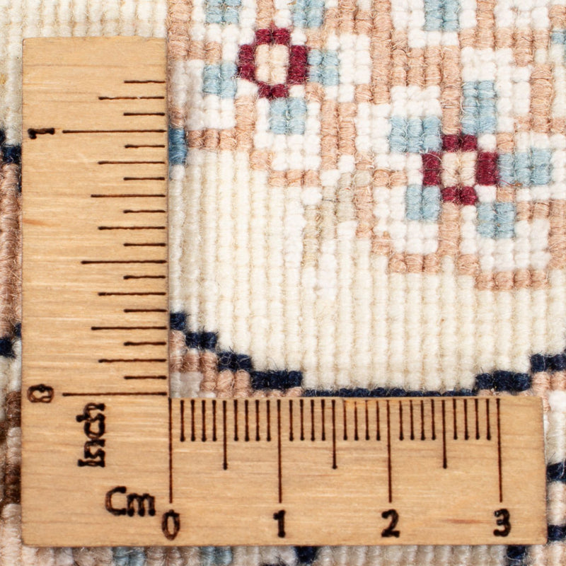 Persisk matta - Nain - Premium runt  - 154 x 151 cm - blå