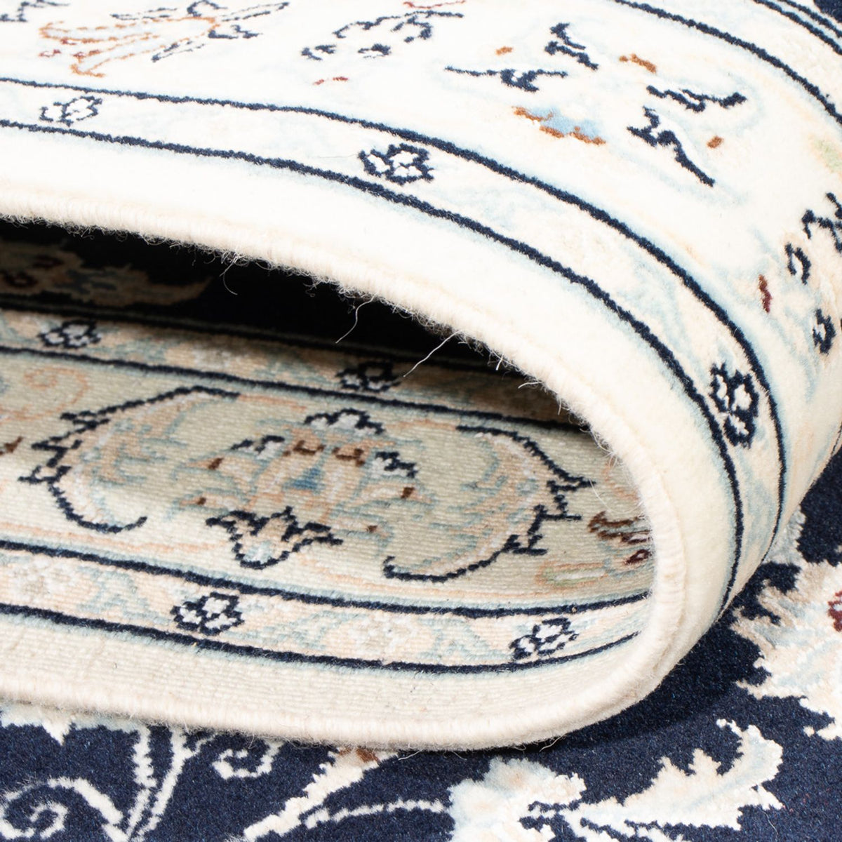 Runner Persisk matta - Nain - Premium - 296 x 80 cm - mörkblå