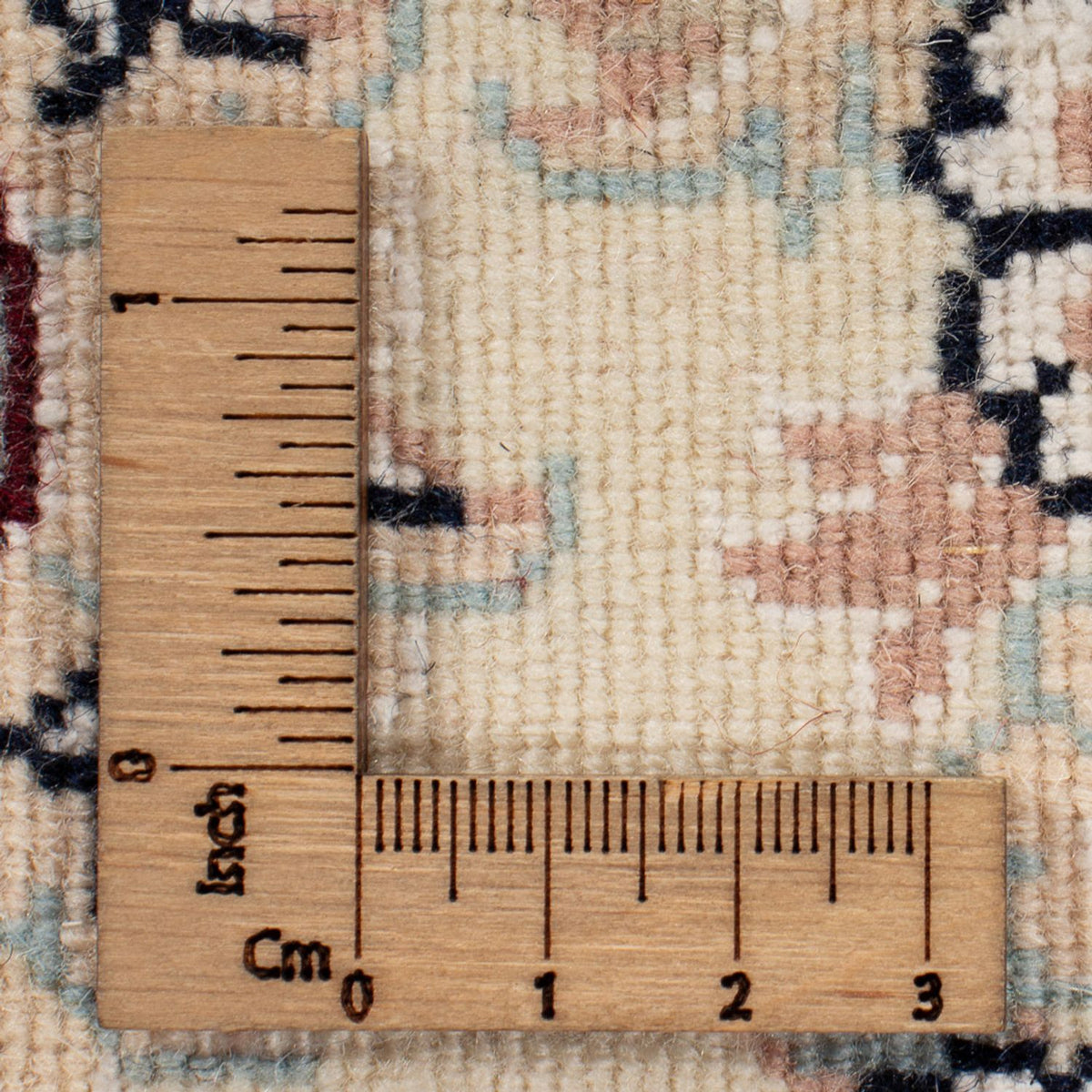 Persisk matta - Nain kvadrat  - 258 x 246 cm - mörkblå