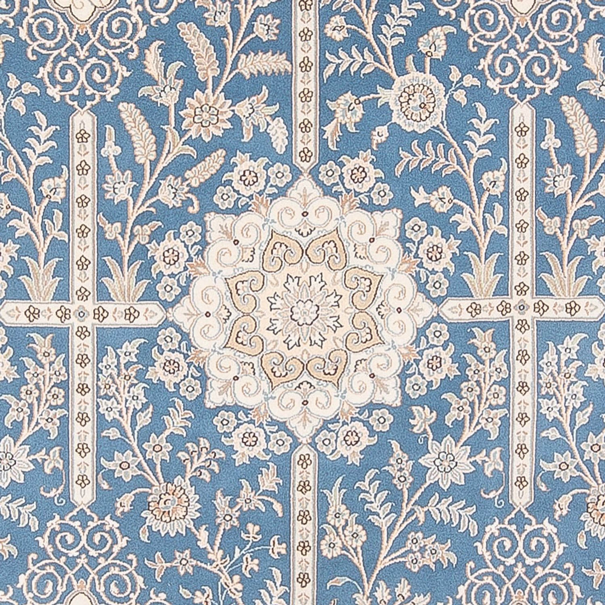 Persisk matta - Nain - Premium - 295 x 197 cm - ljusblå