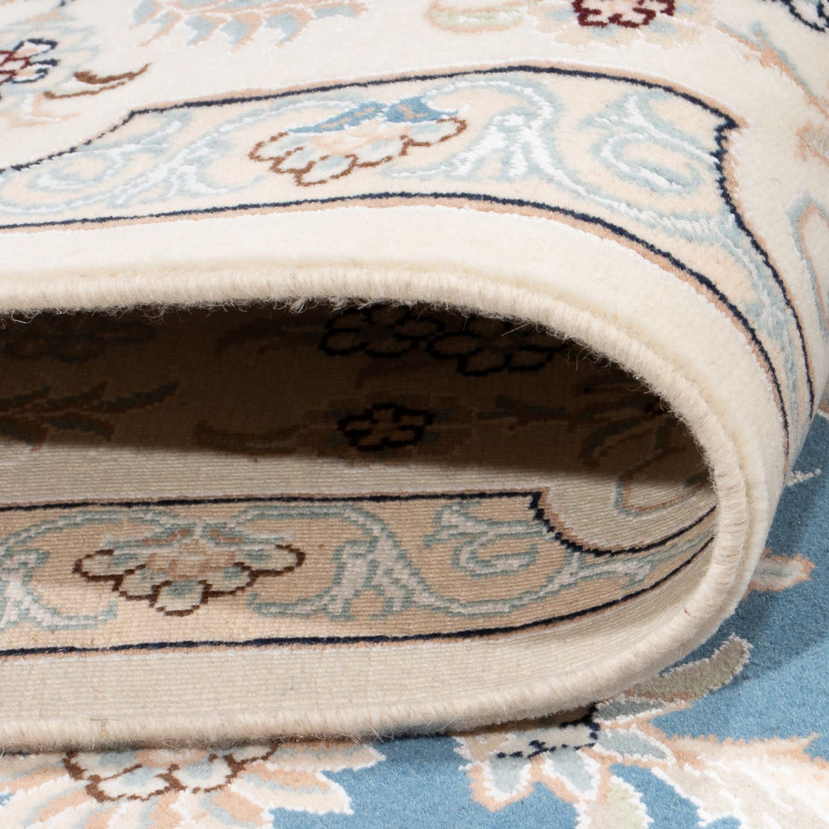 Persisk matta - Nain - Premium - 295 x 197 cm - ljusblå