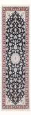 Runner Persisk matta - Nain - Premium - 250 x 80 cm - mörkblå