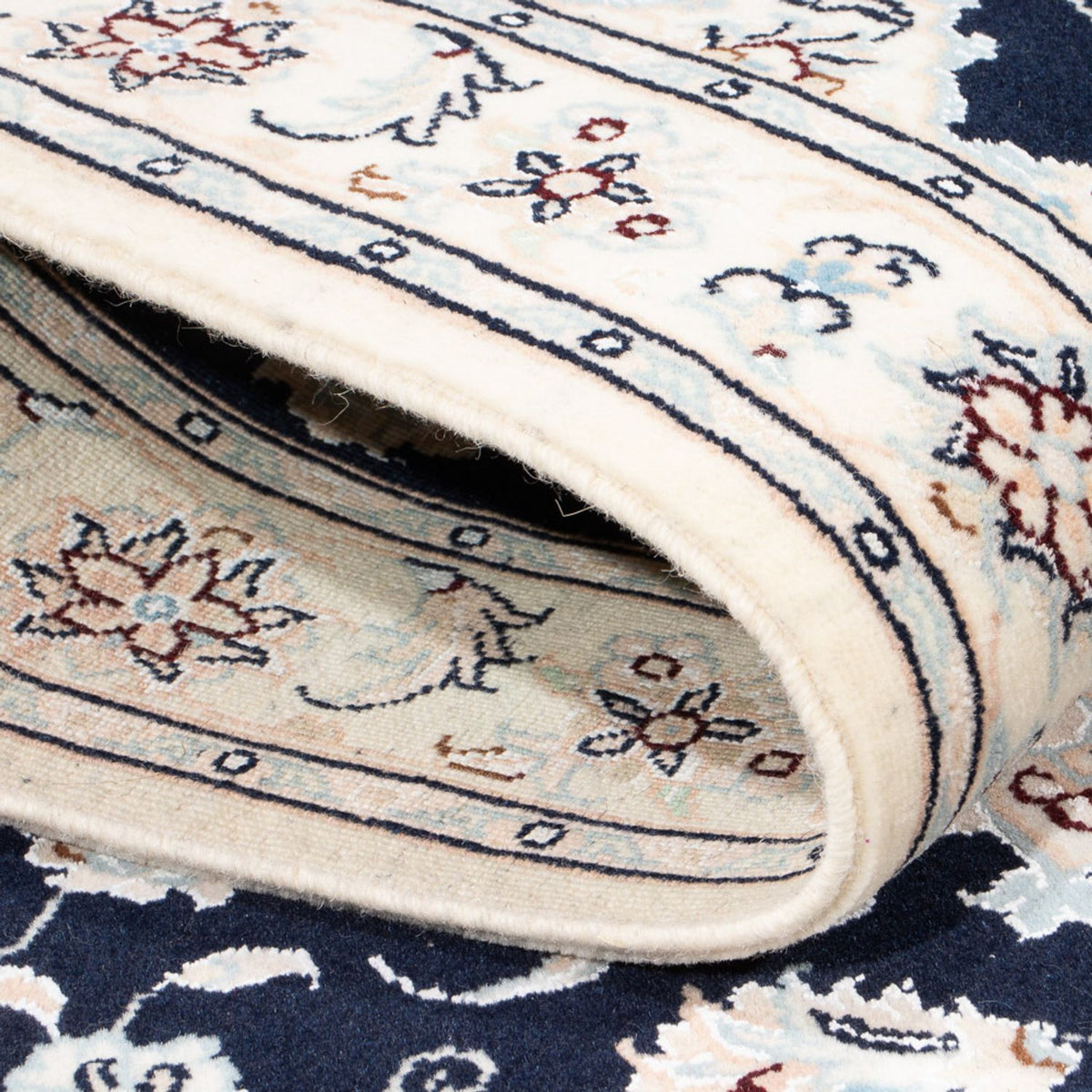 Runner Persisk matta - Nain - Premium - 253 x 81 cm - mörkblå