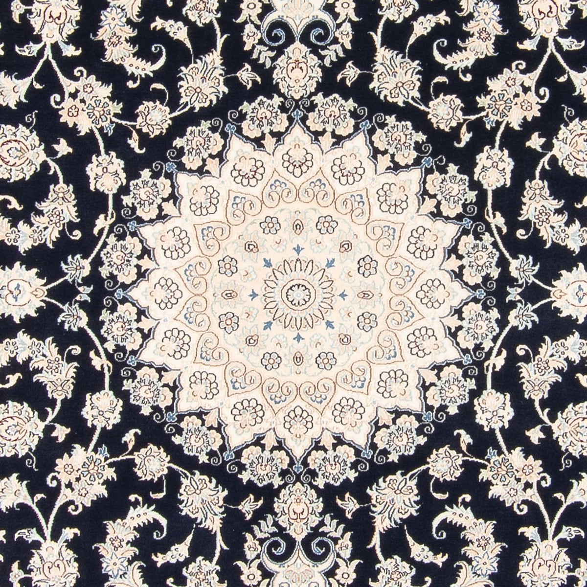 Persisk matta - Nain - 263 x 225 cm - mörkblå