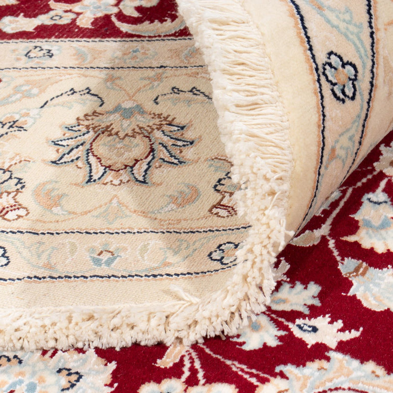 Persisk matta - Nain runt  - 200 x 200 cm - röd