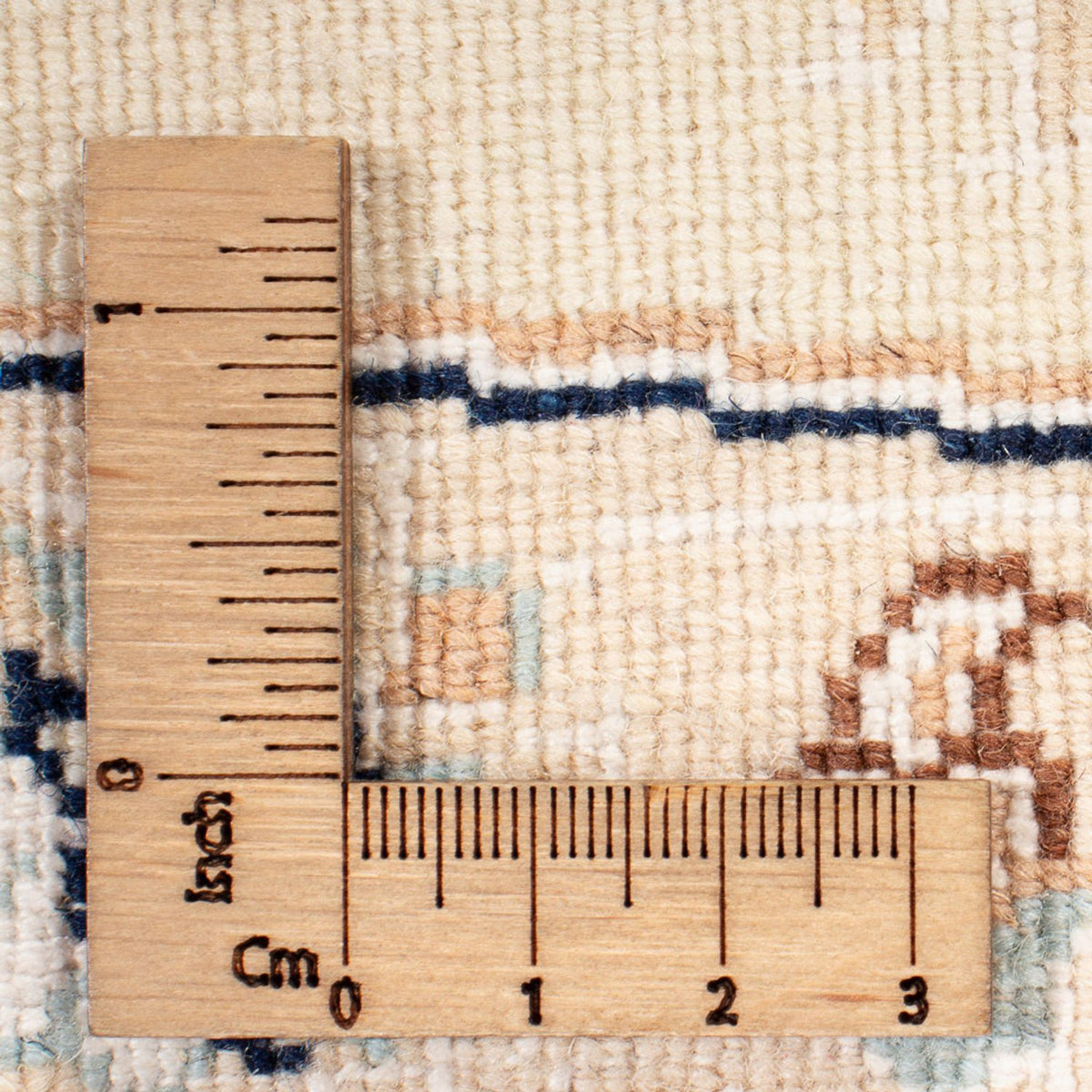 Persisk matta - Nain runt  - 200 x 200 cm - röd