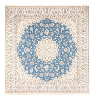 Persisk matta - Nain kvadrat  - 252 x 248 cm - ljusblå