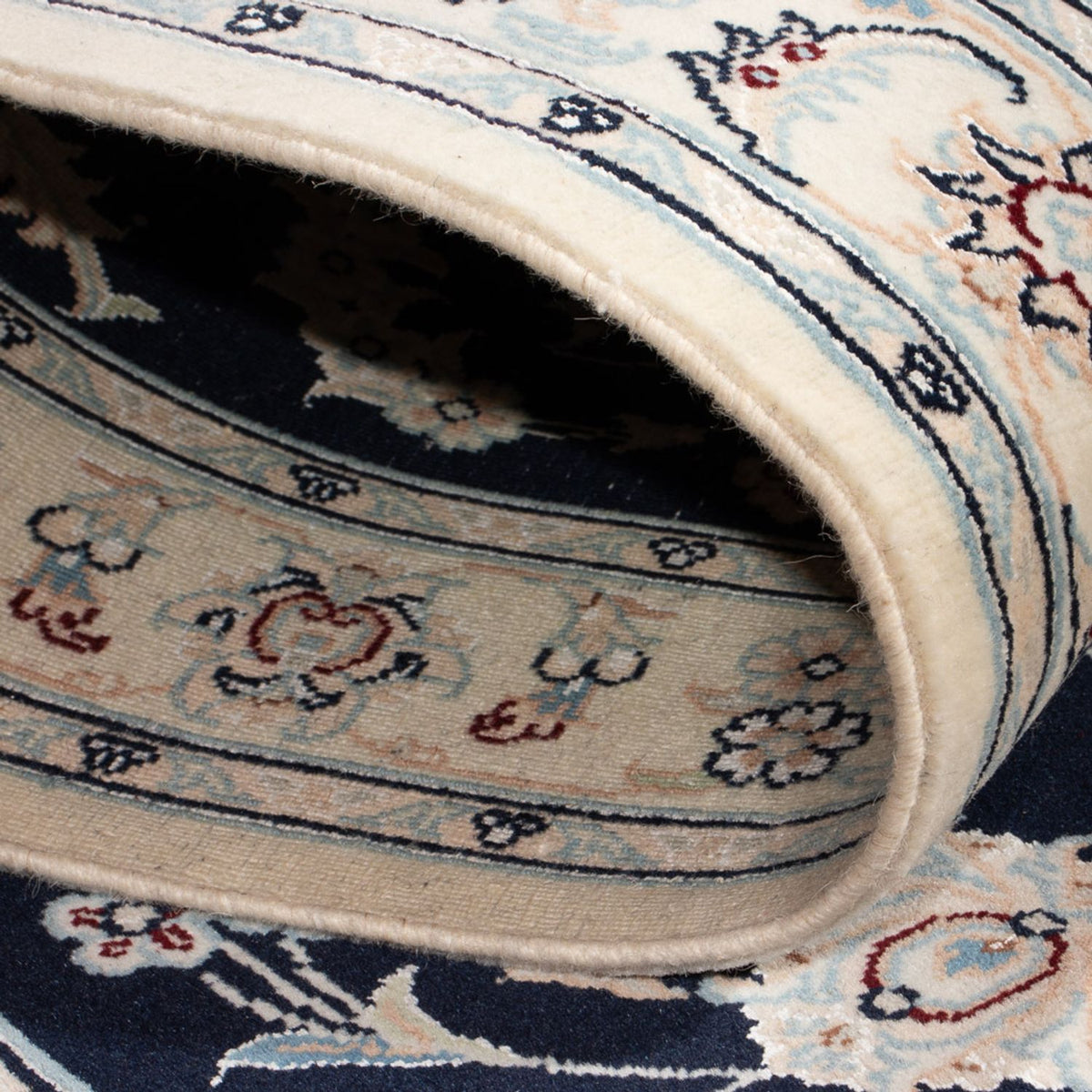 Runner Persisk matta - Nain - Premium - 346 x 88 cm - mörkblå