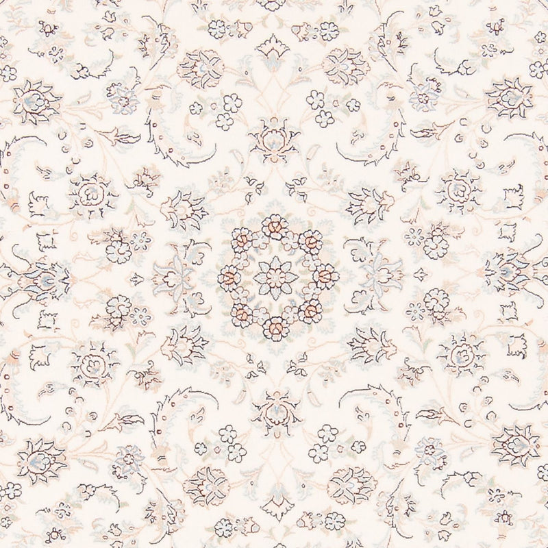 Persisk matta - Nain runt  - 200 x 200 cm - grädde