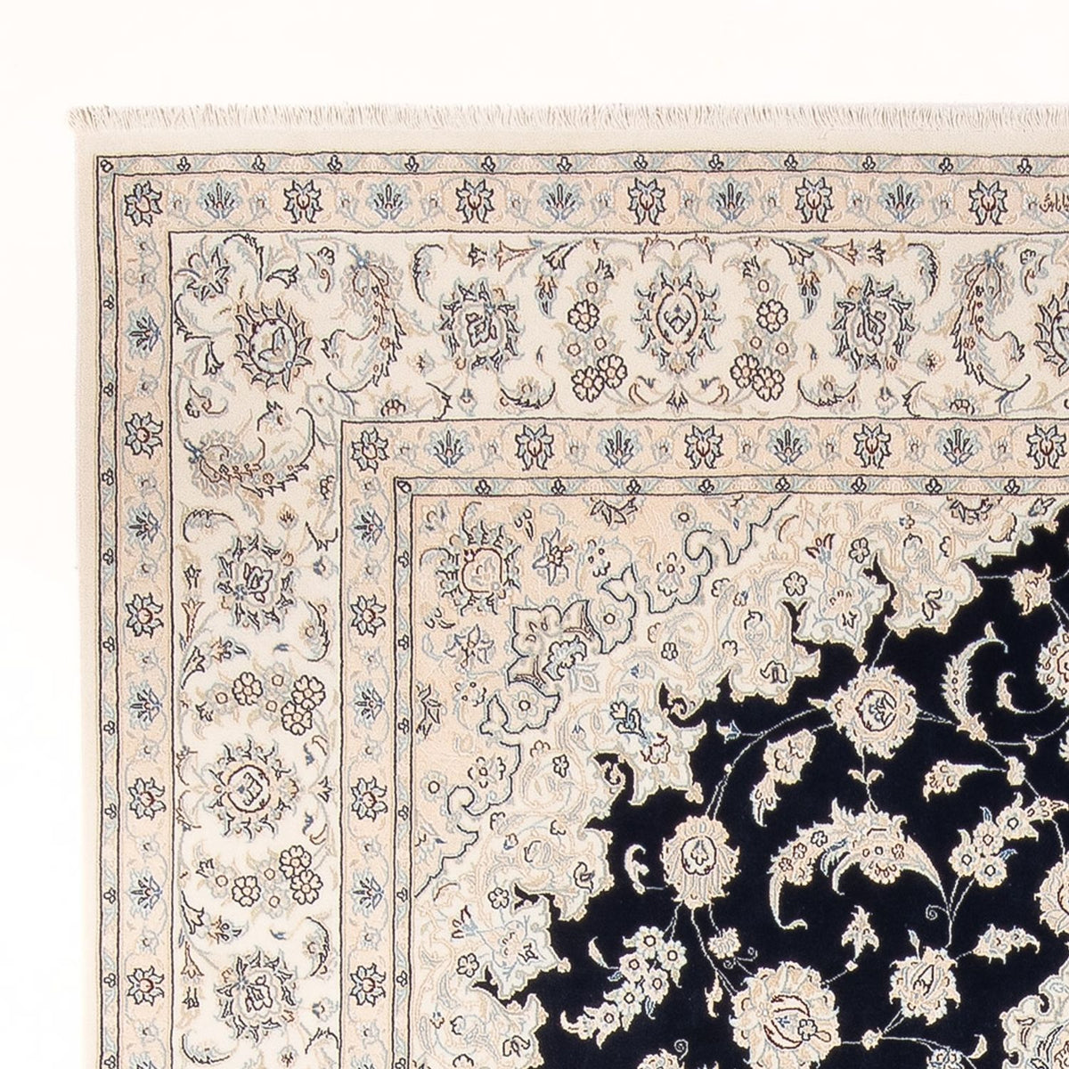 Persisk matta - Nain - Premium - 346 x 244 cm - mörkblå