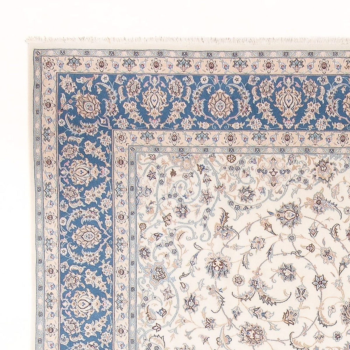 Persisk matta - Nain - Premium - 297 x 246 cm - grädde