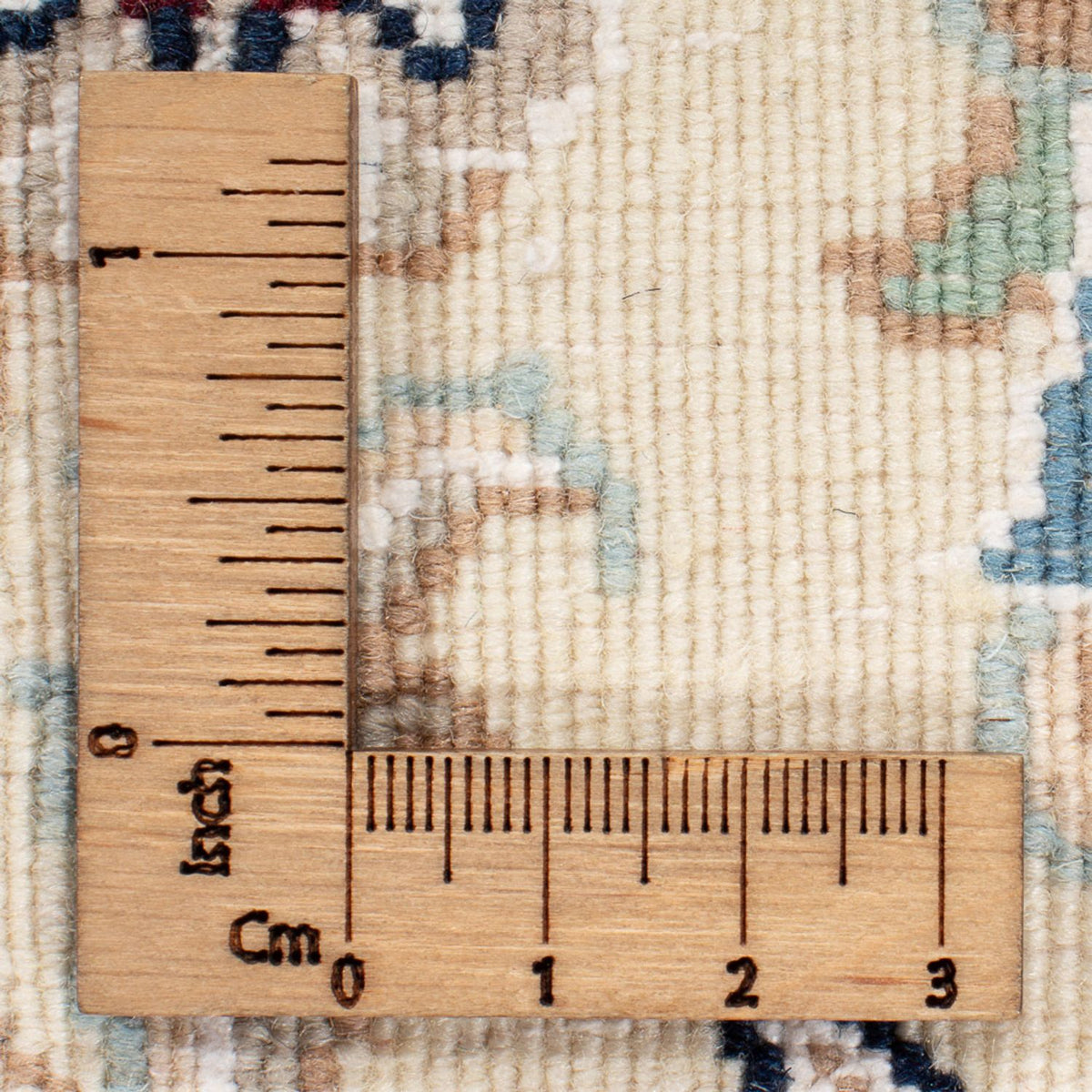 Persisk matta - Nain runt  - 200 x 200 cm - ljusblå