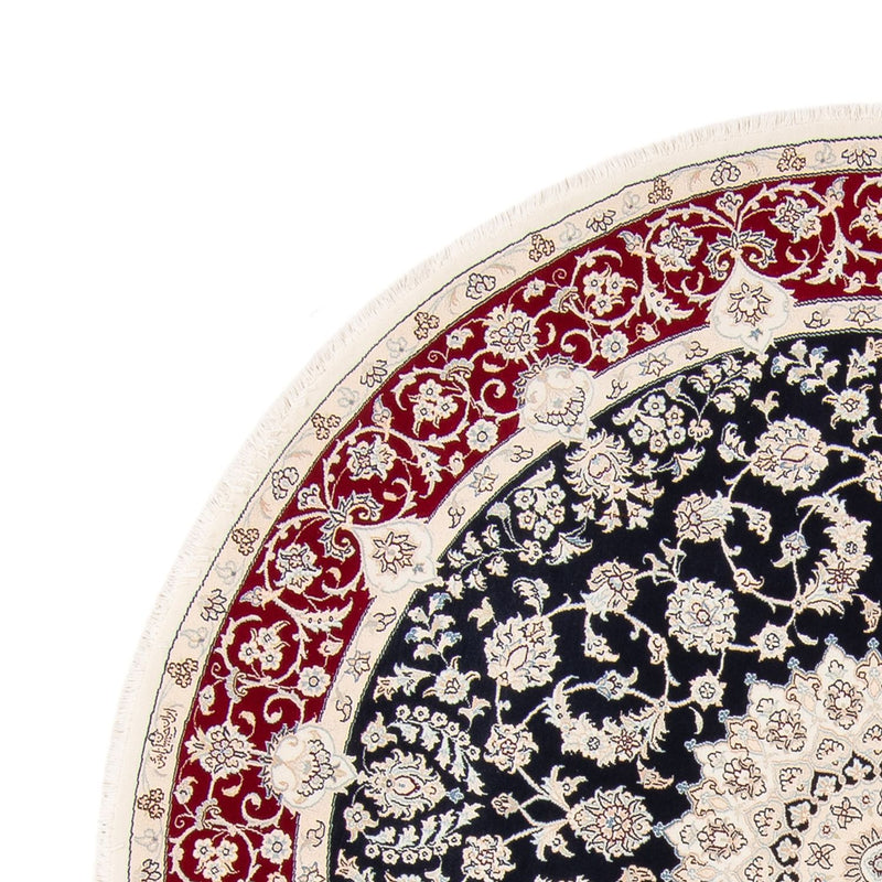 Persisk matta - Nain runt  - 206 x 195 cm - mörkblå