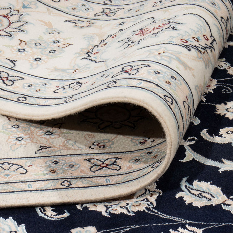 Persisk matta - Nain - 261 x 249 cm - mörkblå