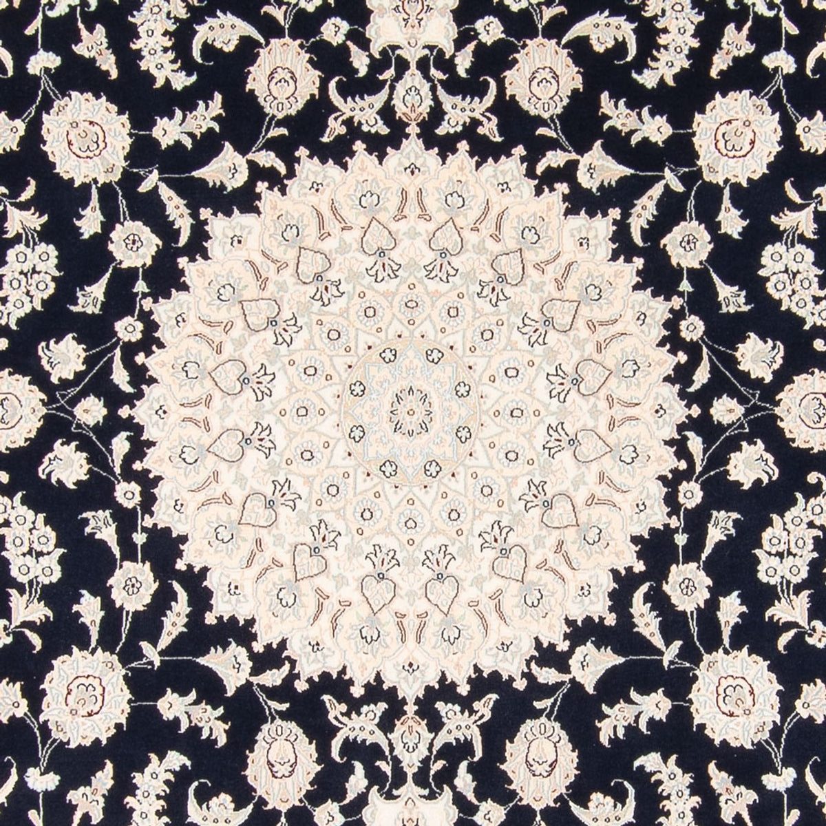 Persisk matta - Nain - 268 x 245 cm - mörkblå