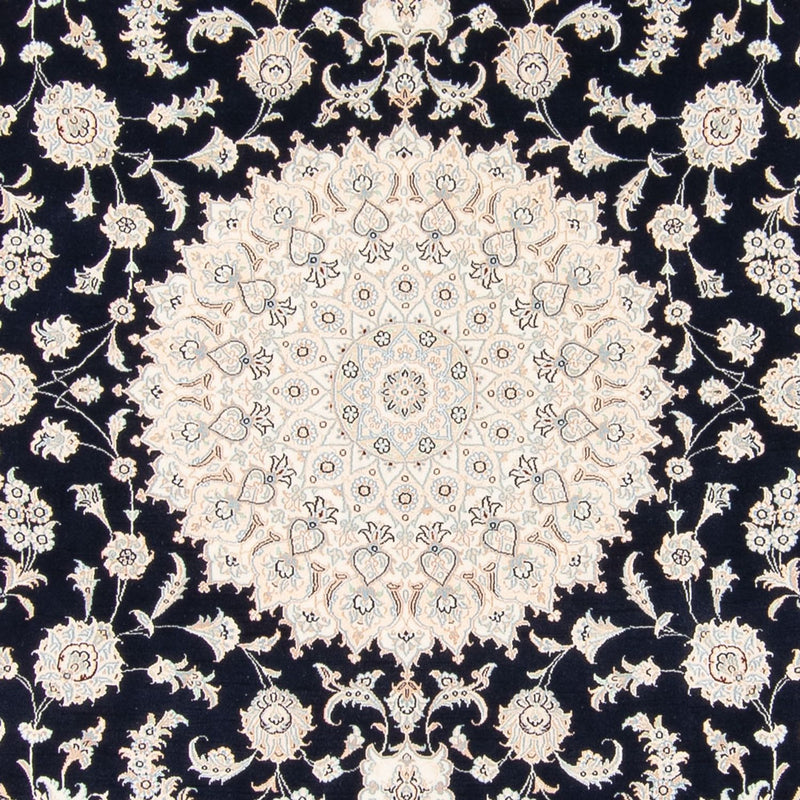 Persisk matta - Nain kvadrat  - 259 x 247 cm - mörkblå