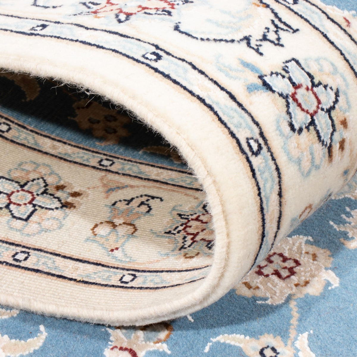 Runner Persisk matta - Nain - Royal - 204 x 82 cm - ljusblå