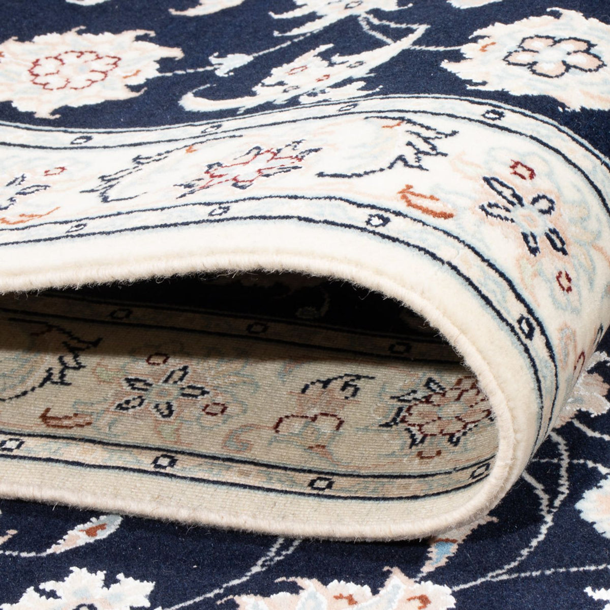 Runner Persisk matta - Nain - Premium - 248 x 83 cm - mörkblå