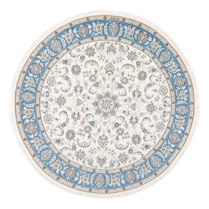 Persisk matta - Nain - Premium runt  - 148 x 149 cm - grädde