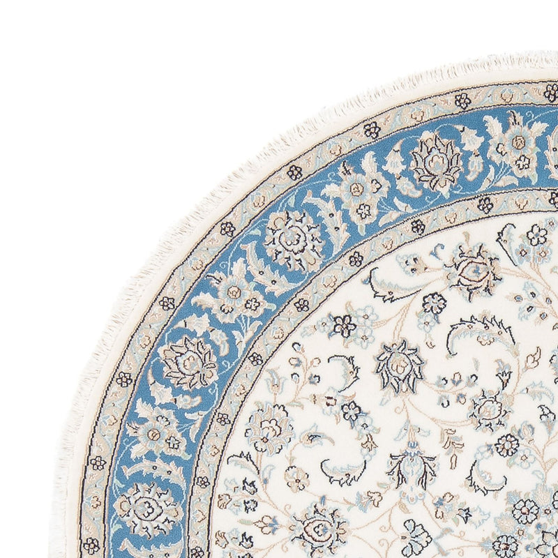 Persisk matta - Nain - Premium runt  - 148 x 149 cm - grädde