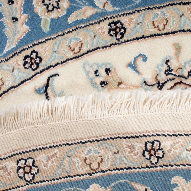 Persisk matta - Nain - Premium runt  - 148 x 149 cm - grädde