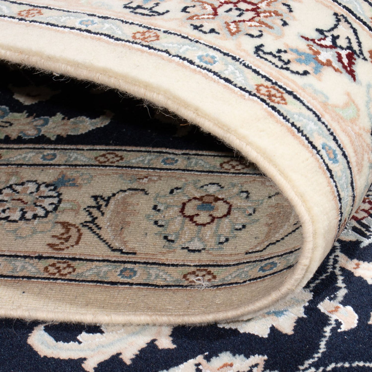 Runner Persisk matta - Nain - Premium - 388 x 88 cm - mörkblå