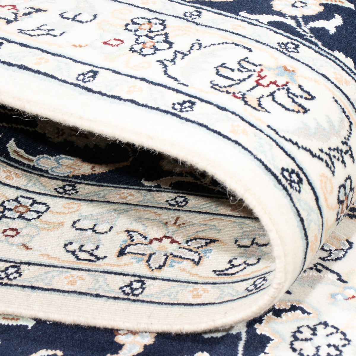 Runner Persisk matta - Nain - Premium - 302 x 81 cm - mörkblå