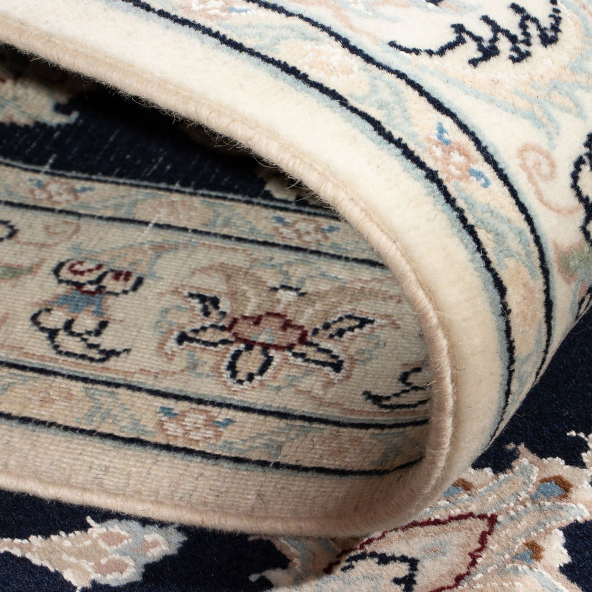 Runner Persisk matta - Nain - Premium - 293 x 81 cm - mörkblå