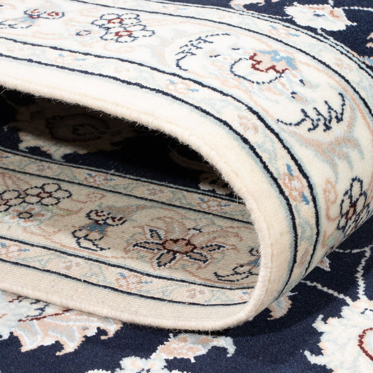 Runner Persisk matta - Nain - Premium - 302 x 80 cm - mörkblå