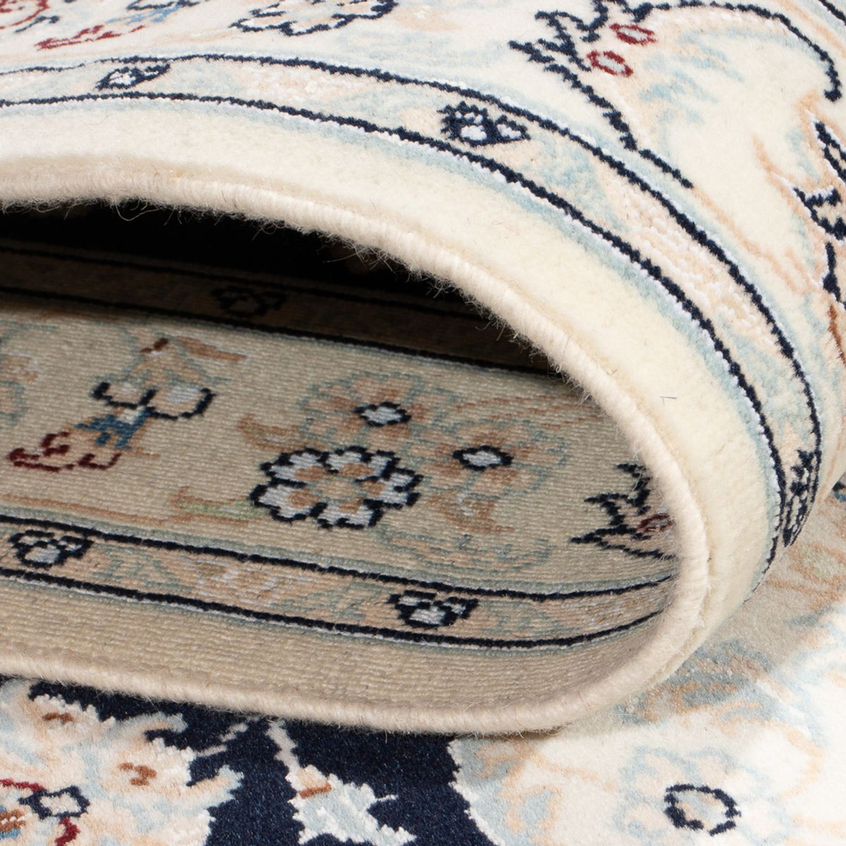 Runner Persisk matta - Nain - Premium - 344 x 90 cm - mörkblå