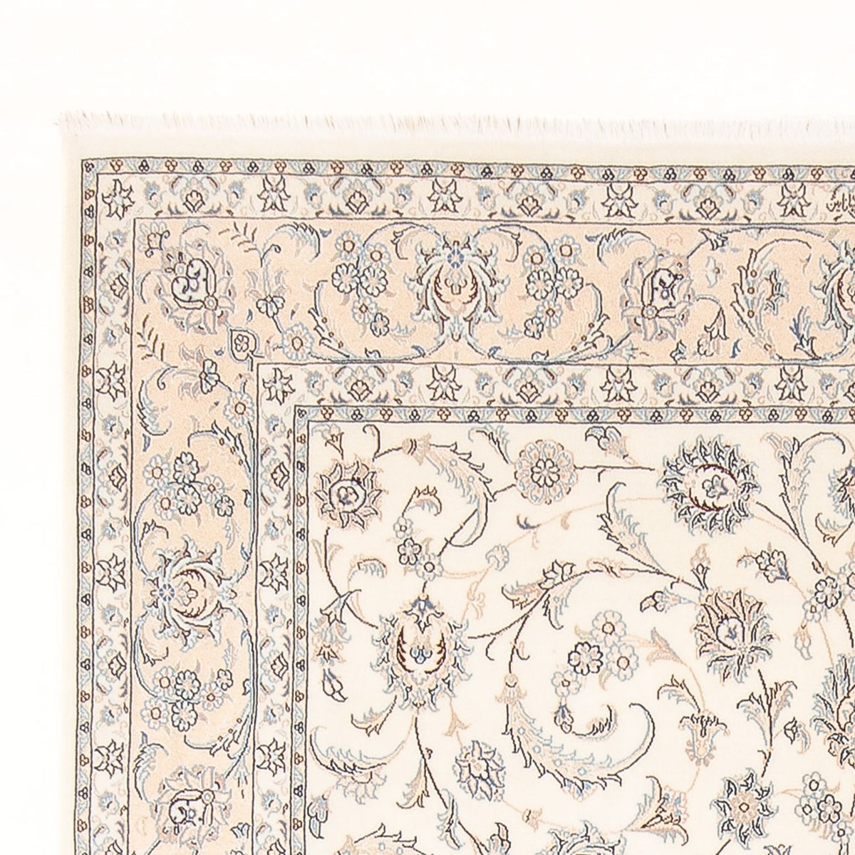 Persisk matta - Nain - Premium - 302 x 197 cm - grädde