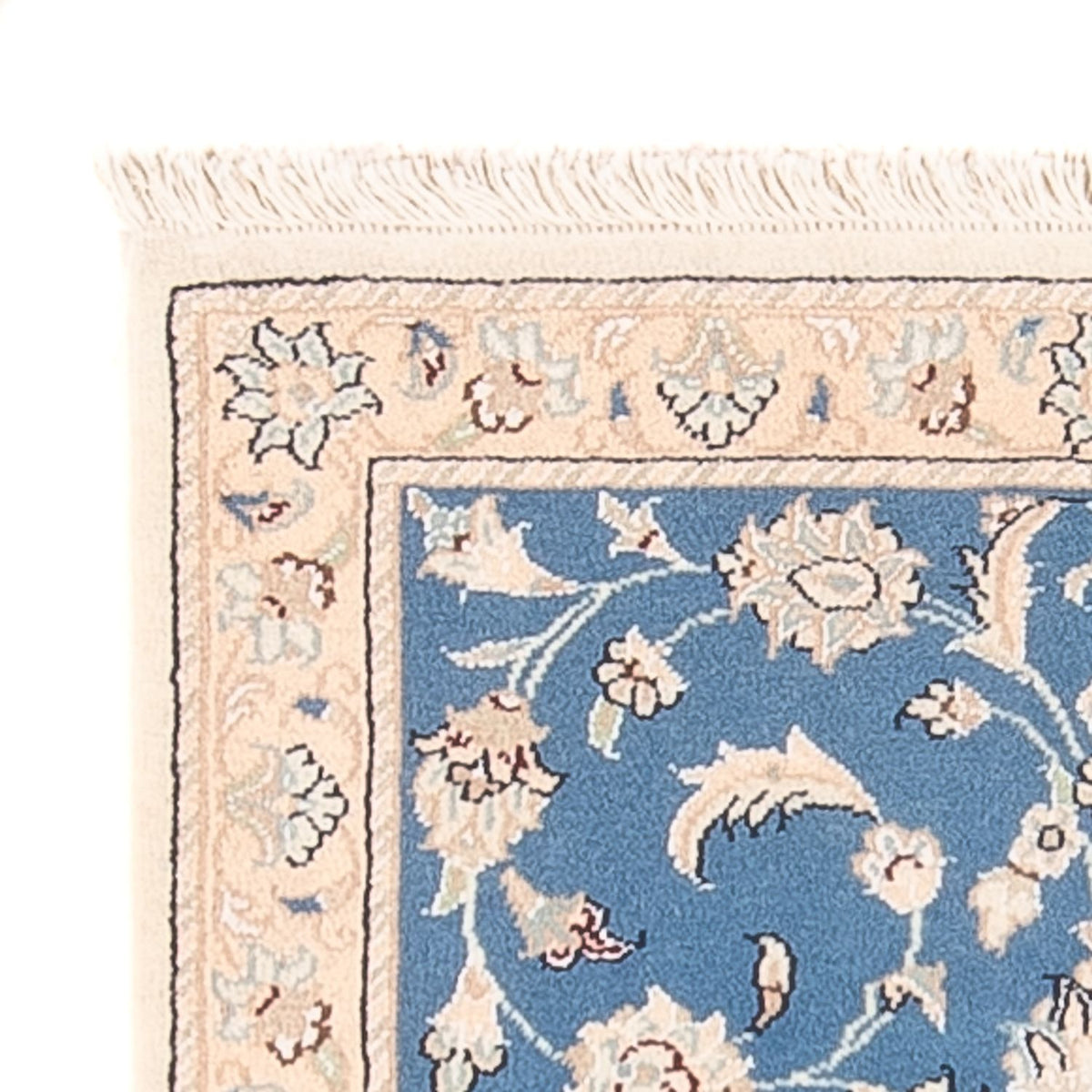 Persisk matta - Nain - 88 x 59 cm - blå