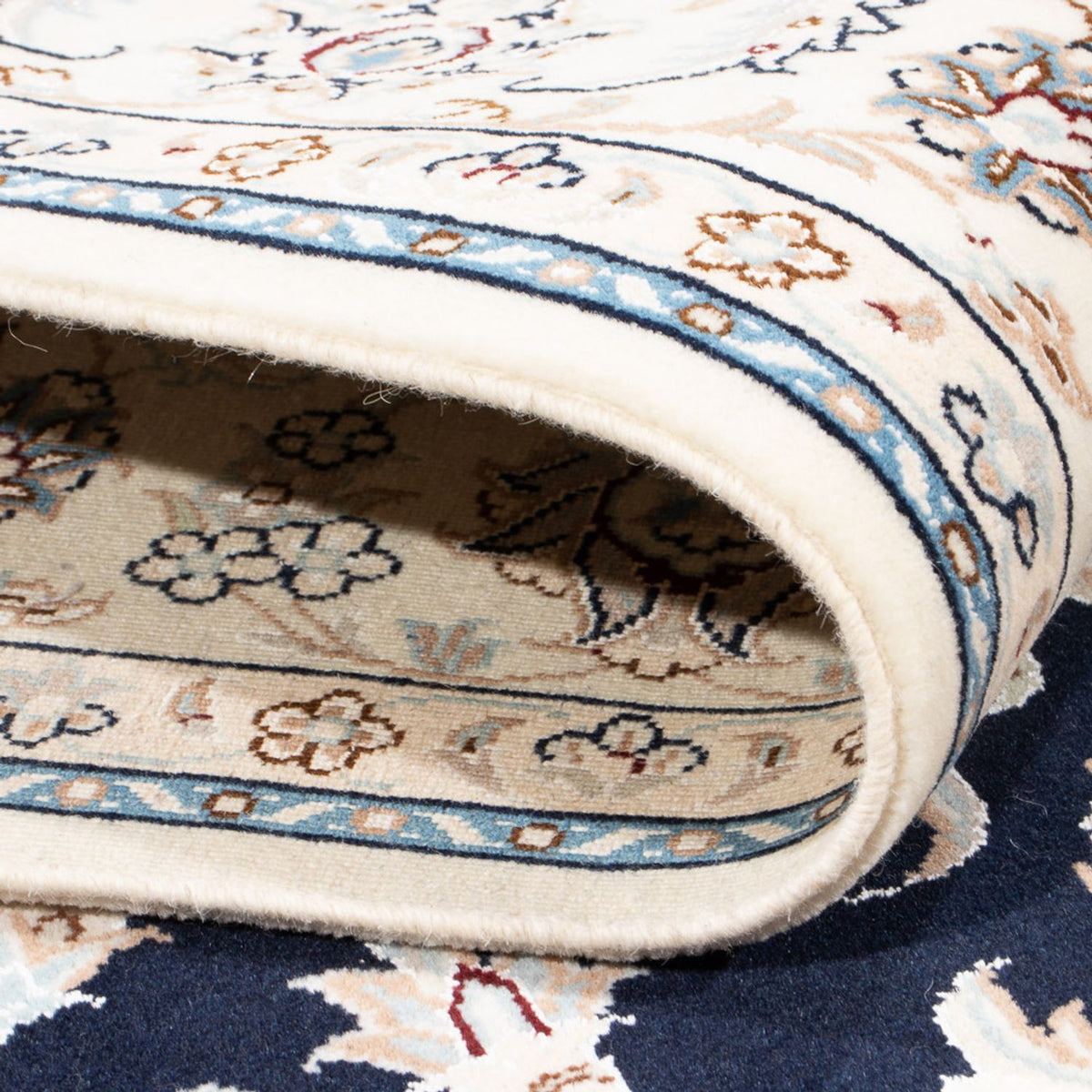 Persisk matta - Nain - Premium - 205 x 148 cm - mörkblå