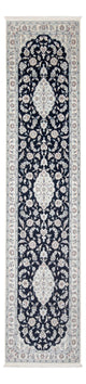 Runner Persisk matta - Nain - Premium - 339 x 86 cm - mörkblå