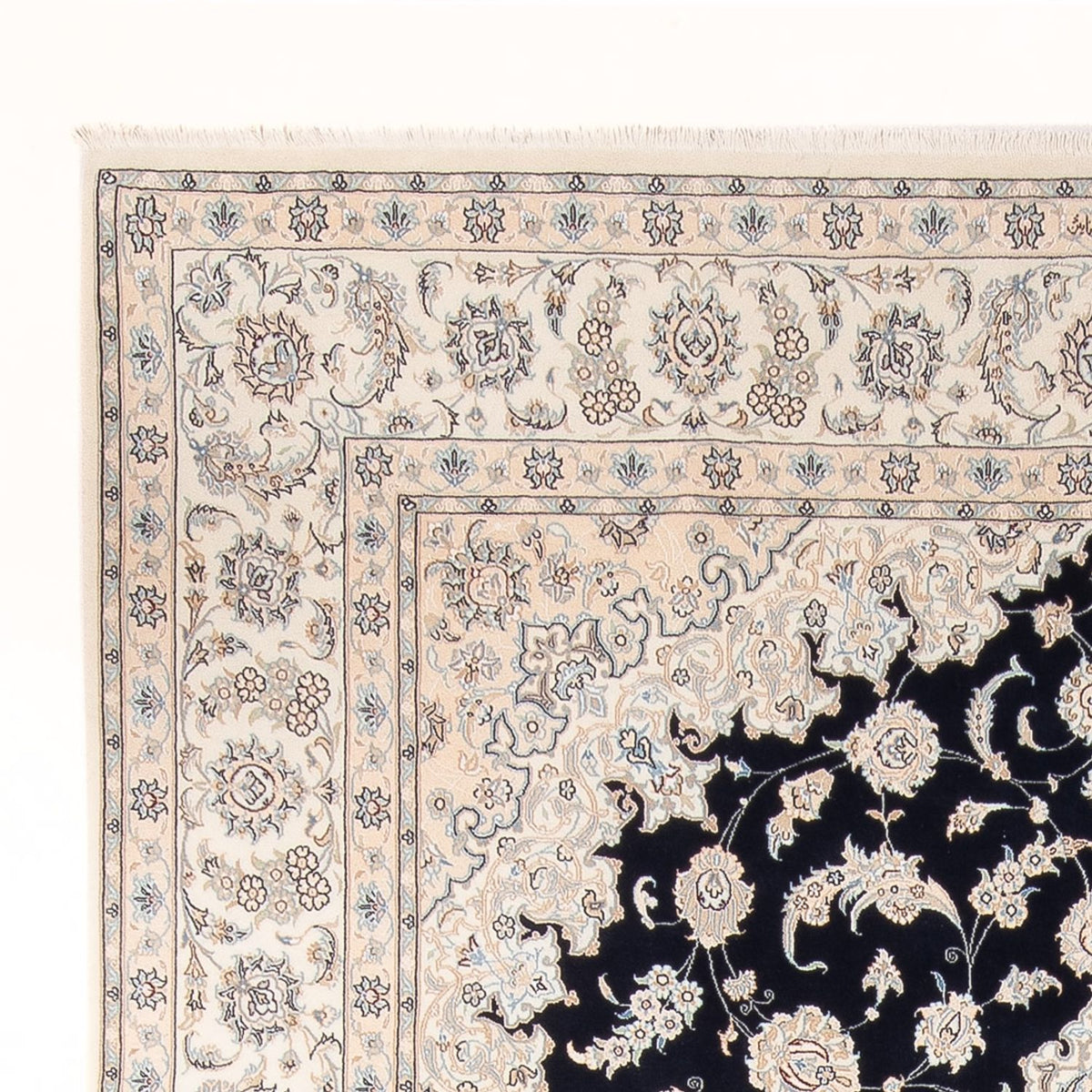 Persisk matta - Nain - Premium - 345 x 247 cm - mörkblå