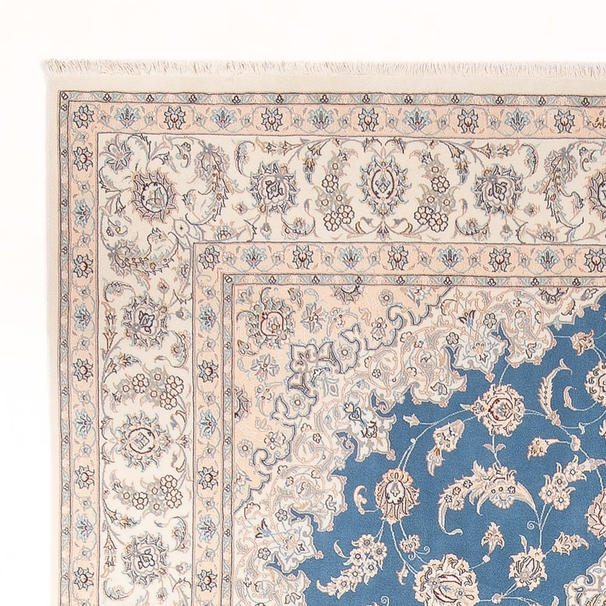 Persisk matta - Nain - Premium - 348 x 245 cm - ljusblå