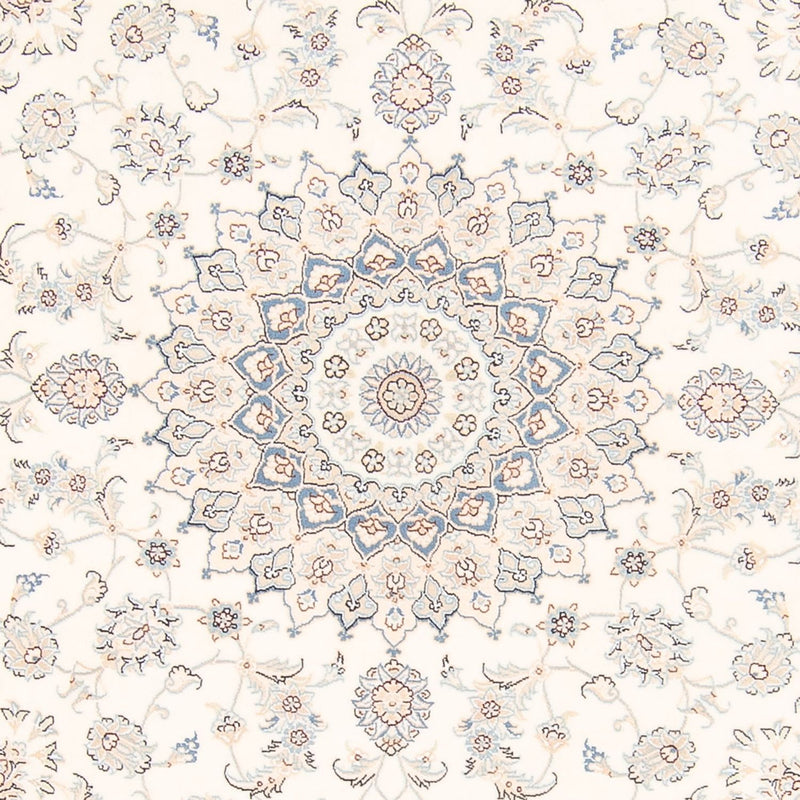 Persisk matta - Nain runt  - 197 x 196 cm - grädde