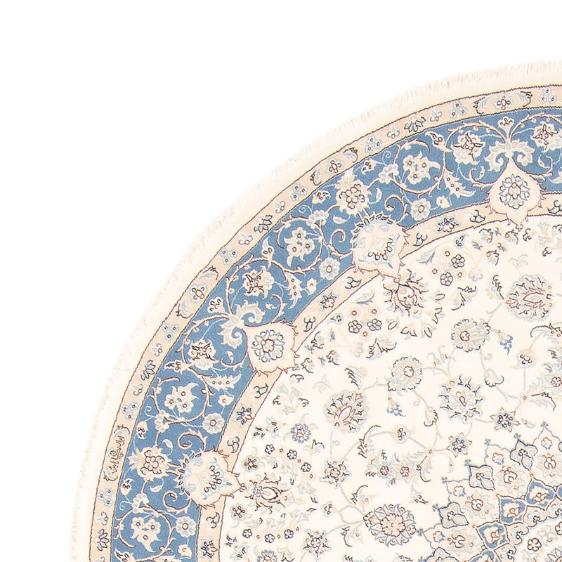 Persisk matta - Nain runt  - 197 x 196 cm - grädde