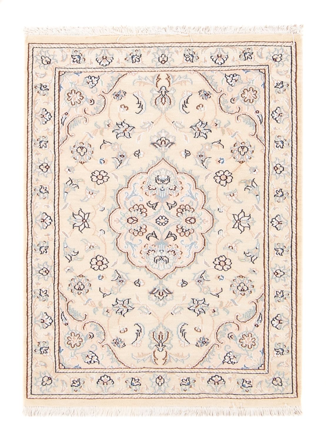Persisk matta - Nain - 90 x 60 cm - beige
