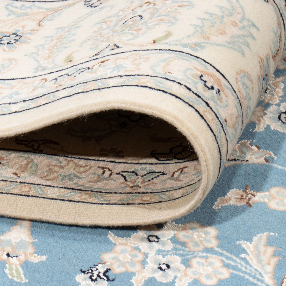 Persisk matta - Nain - 251 x 168 cm - blå