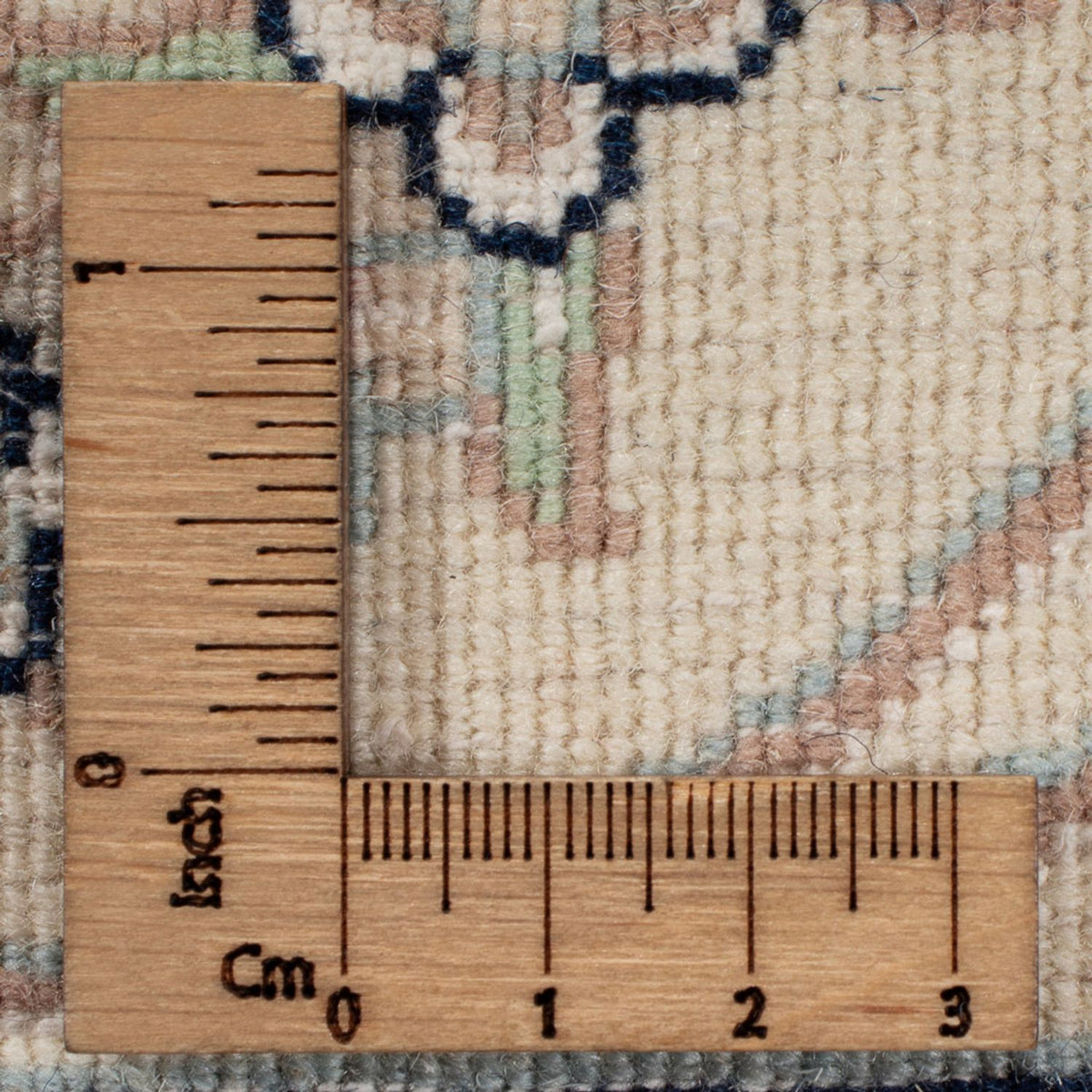 Persisk matta - Nain - 250 x 168 cm - grädde