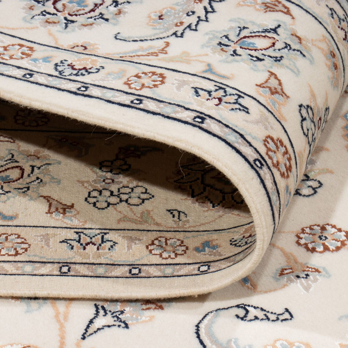 Persisk matta - Nain - 228 x 170 cm - grädde