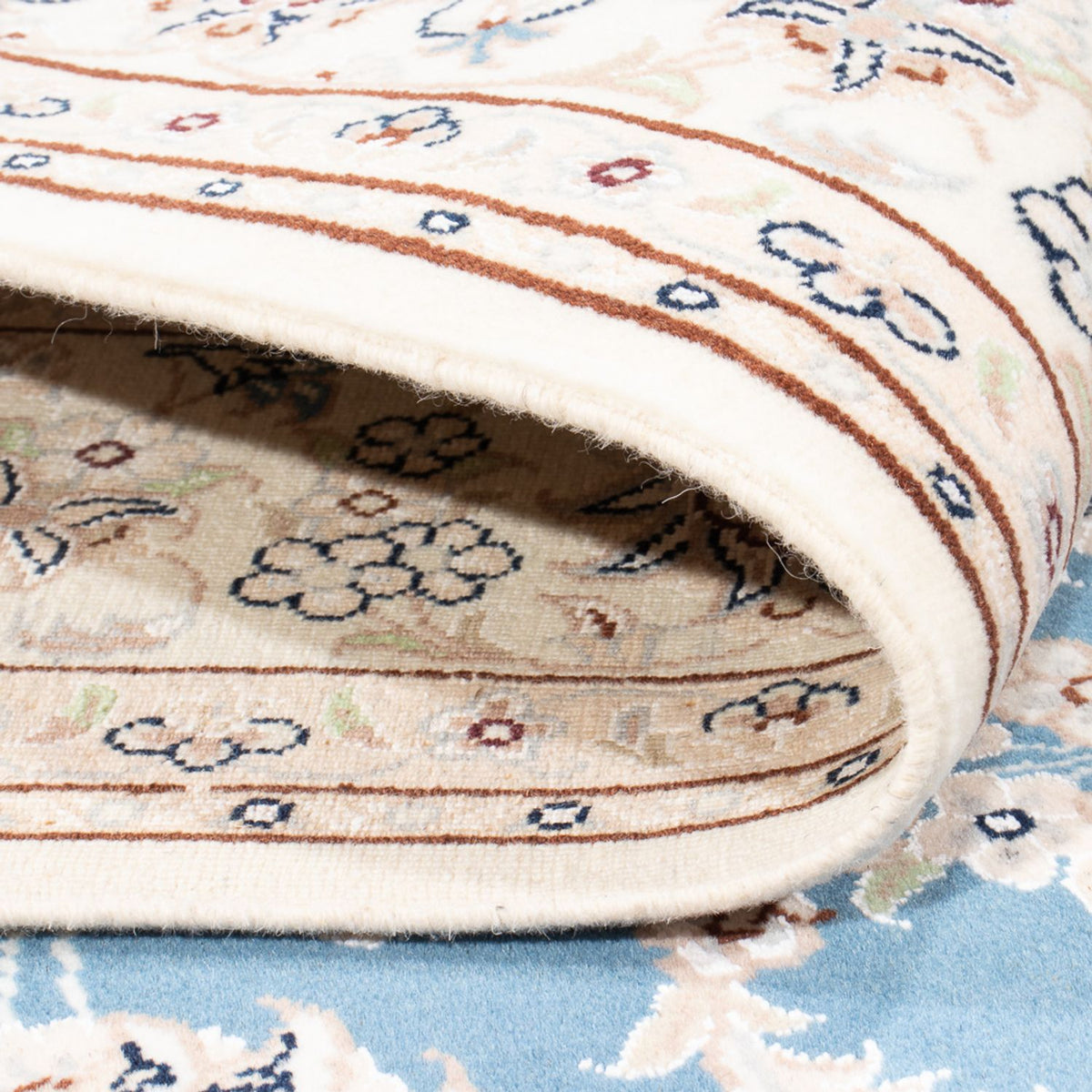 Persisk matta - Nain - Premium - 200 x 146 cm - blå