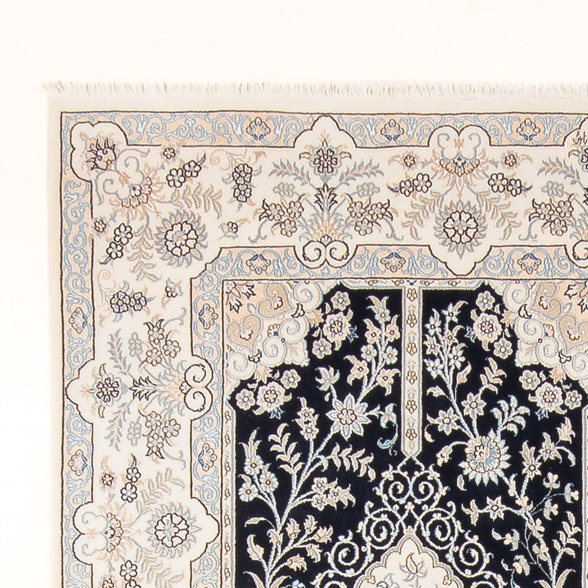 Persisk matta - Nain - Premium - 297 x 200 cm - mörkblå