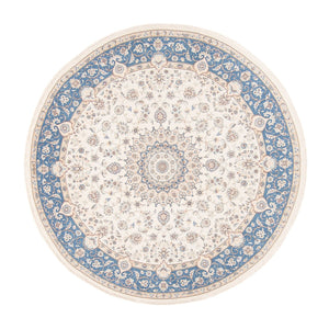 Persisk matta - Nain runt  - 200 x 200 cm - grädde