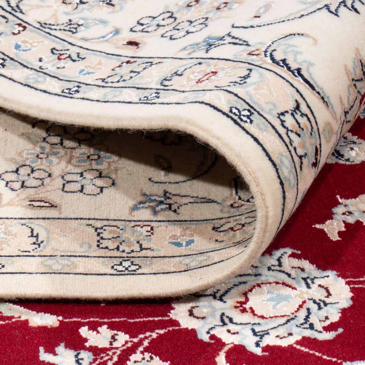 Persisk matta - Nain kvadrat  - 215 x 195 cm - röd