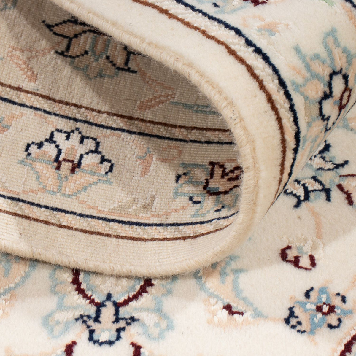 Persisk matta - Nain - 92 x 59 cm - grädde