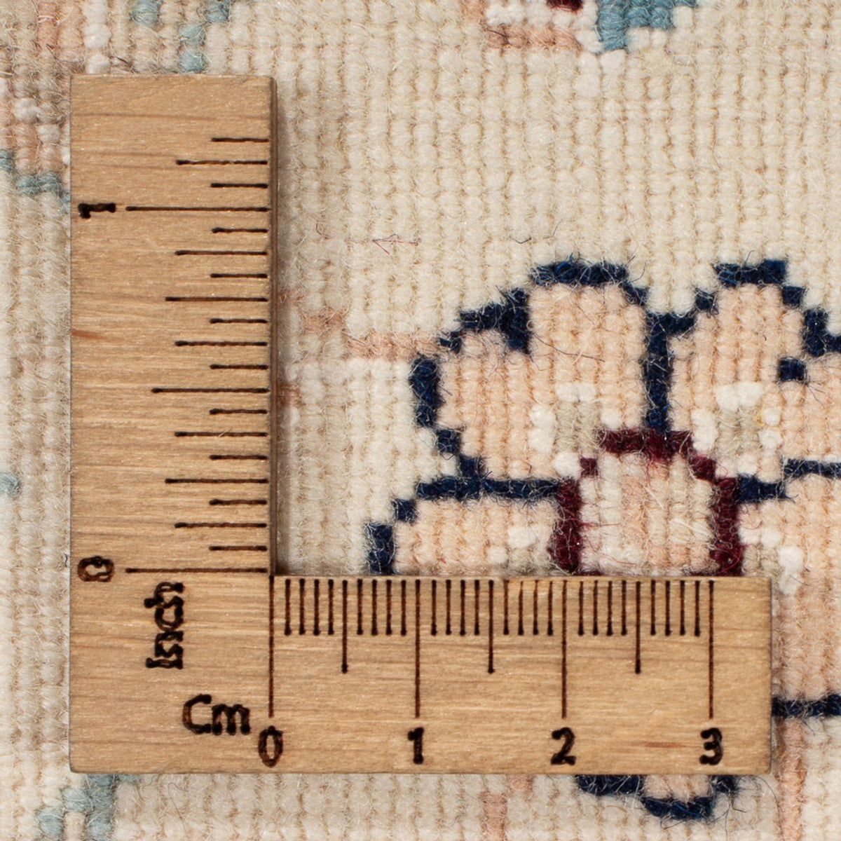 Persisk matta - Nain - 92 x 59 cm - grädde